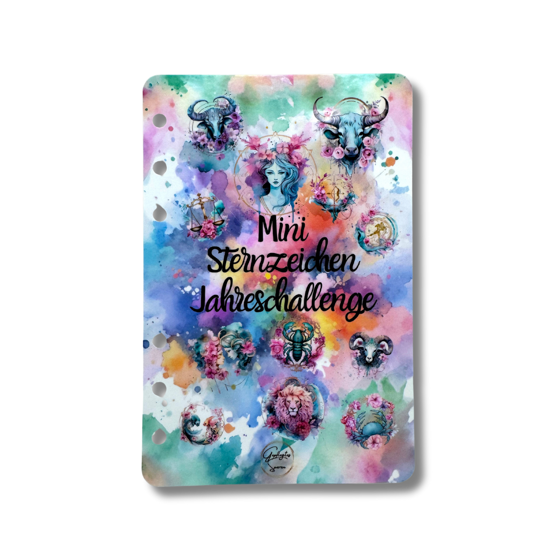 Jahreschallenge Zodiac Sternzeichen